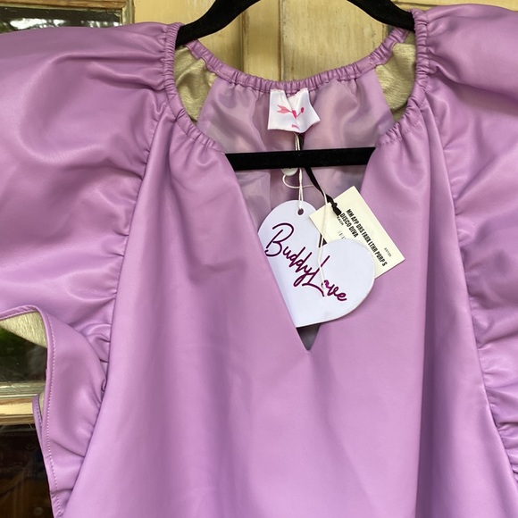 Buddy Love Purple Ruffle Dress - Picture 2 of 6